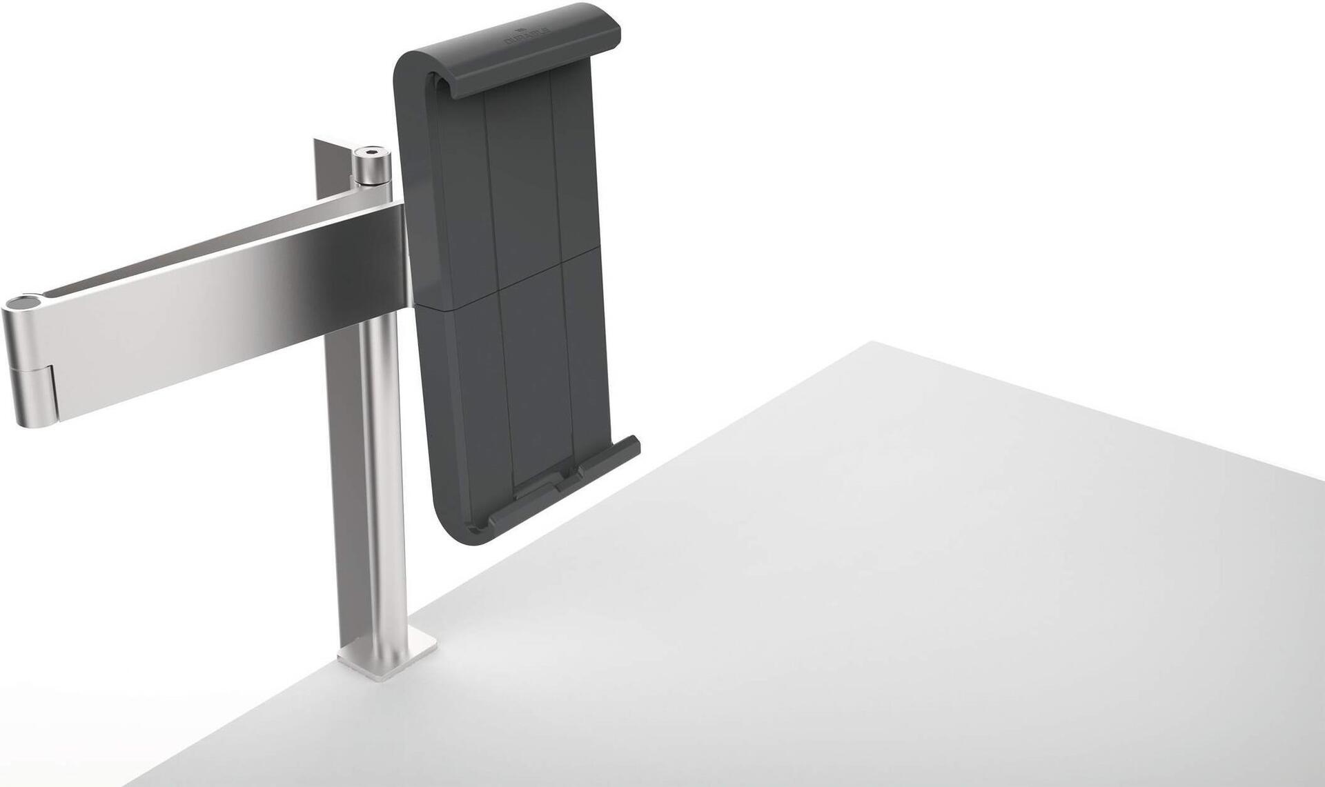 DURABLE Desktop Tablet Holder Clamp - Tablet-Halter Silber