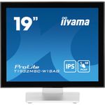 iiyama ProLite T1932MSC-W1SAG Computerbildschirm 48,3 cm (19") 1280 x 1024 Pixel Full HD LED Touchscreen Tisch Weiß (T1932MSC-W1SAG)
