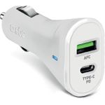 SBS TECRPD20W. Aufladetyp: Auto, Energiequelle: Zigarettenanzünder, Aufladekompatibilität: Smartphone, Tablet. Eingangsspannung: 12/24 V, Maximale Ausgangsspannung: 12 V. USB Typ-C Anzahl Anschlüsse: 1, Schnellladung. Produktfarbe: Weiß (TECRPD20W)