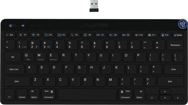 JLab GO Wireless Bluetooth Tastatur Deutsch Schwarz