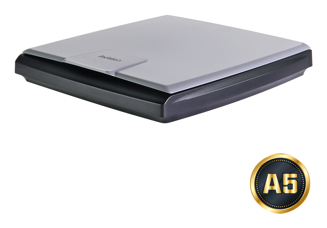 Avision FB15 Flachbettscanner A5 USB 2.0 1200 dpi Schwarz, Grau