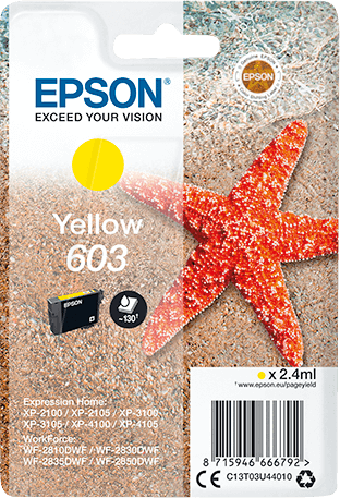 Epson 603 2.4 ml Gelb (C13T03U44010)