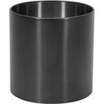 EUROPALMS STEELECHT-40 Nova, Edelstahlübertopf, anthrazit, Ø40cm (83011398)