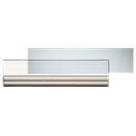 LEITZ Abdeck-Schild für Stehsammler 2421-2427, transparent mit 30 weißen, perforierten Blanko-Schildchen 5292 (2420-00-00)