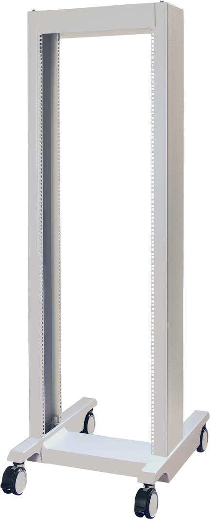 SCHROFF 19\"-Laborgestell, fahrbar - 19\"LABORGESTELL 36HE RAL7035 (10117498)