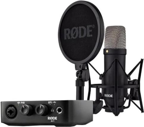 RØDE NT1 Signature Black + AI-1 Studio Kit MK2 - komplettes Studio-Set (RODE NT1S-AI-1 KIT MK2)