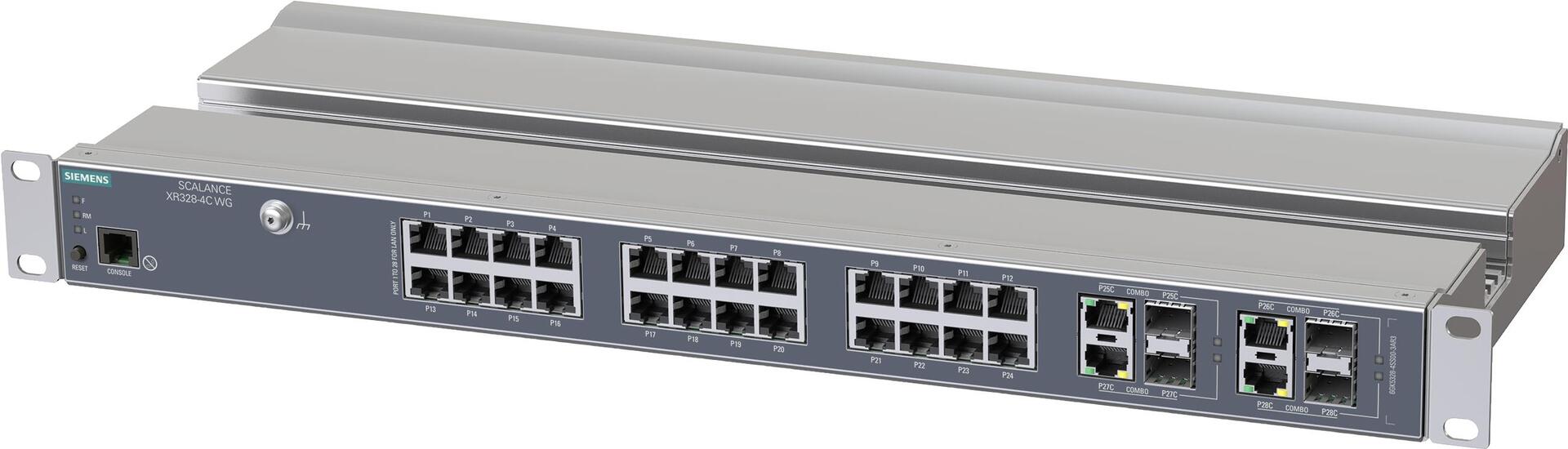 Siemens Industrial Ethernet Switch, RJ45-Anschlüsse 28, Glasfaseranschlüsse 4SFP, 1Gbps, Managed (6GK5328-4SS00-3AR3)