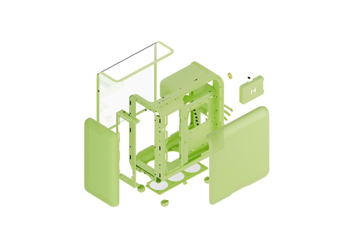HYTE X50 Midi Tower Matcha
