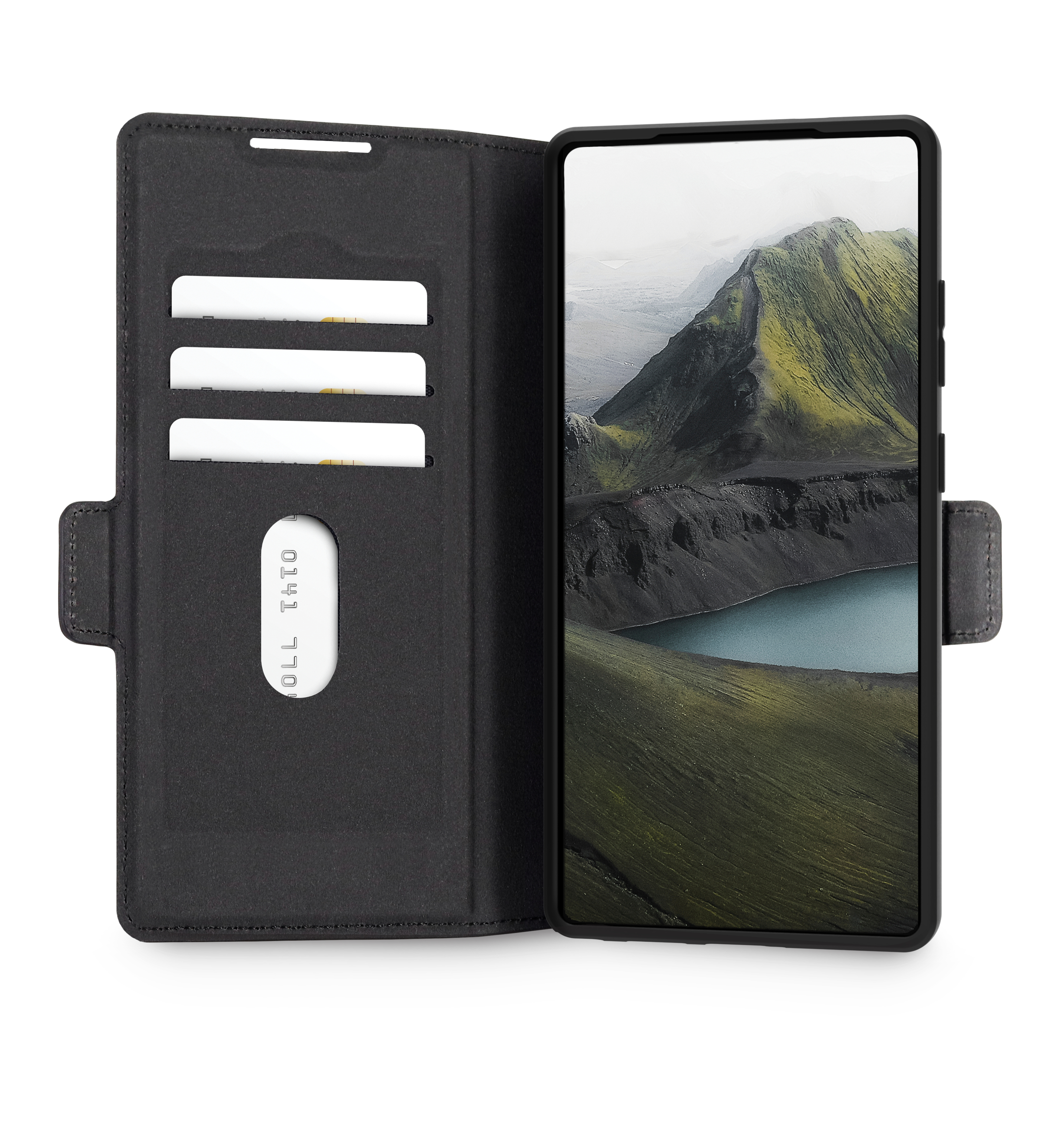 dbramante1928 Oslo Pro Folio-Hülle für Samsung Galaxy S25 Ultra 6,8" Schwarz