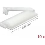 DeLOCK Kabelhalter Natural (Packung mit 10) (60182)