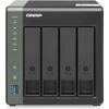 QNAP TS-431X3 - NAS-Server - 4 Schächte - SATA 6Gb/s - RAID 0, 1, 5, 6, 10, JBOD, 5 Hot Spare, 6 Hot Spare, 10-Hot-Spare - RAM 4 GB - Gigabit Ethernet / 2.5 Gigabit Ethernet / 10 Gigabit Ethernet - iSCSI