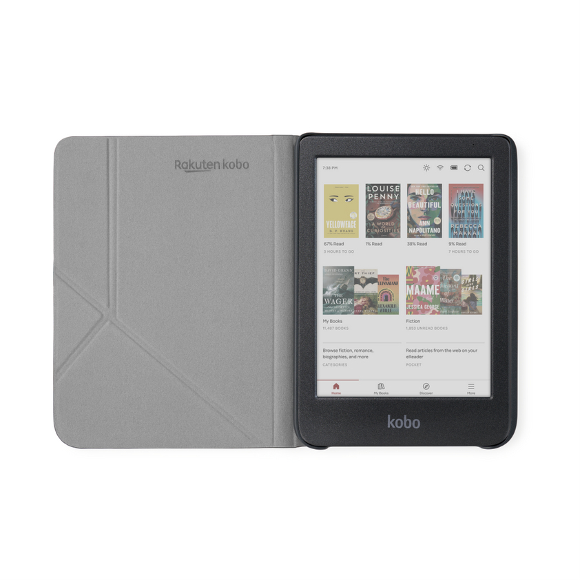 Kobo Clara SleepCover Flip-Hülle für eBook-Reader 6" Schwarz
