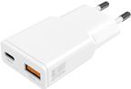 4smarts Netzladegerät PDPlug Slim Duos 30W GaN 1C+1A (541125)