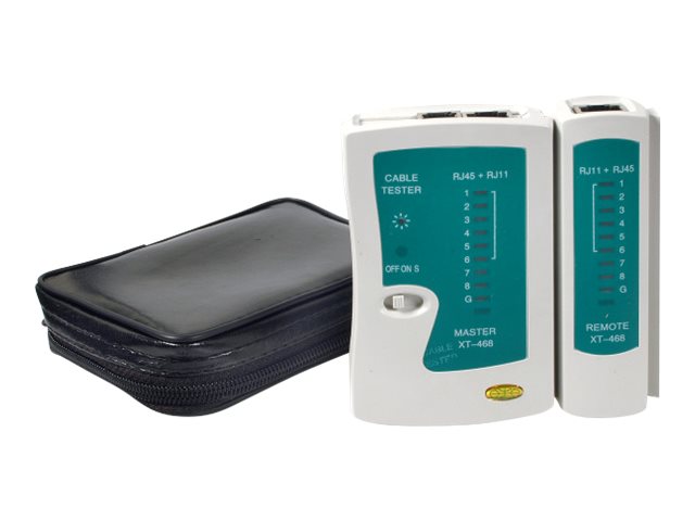 EFB-Elektronik LANTester Network Netzwerktester RJ-11 RJ-12 RJ-45 Grün Grau