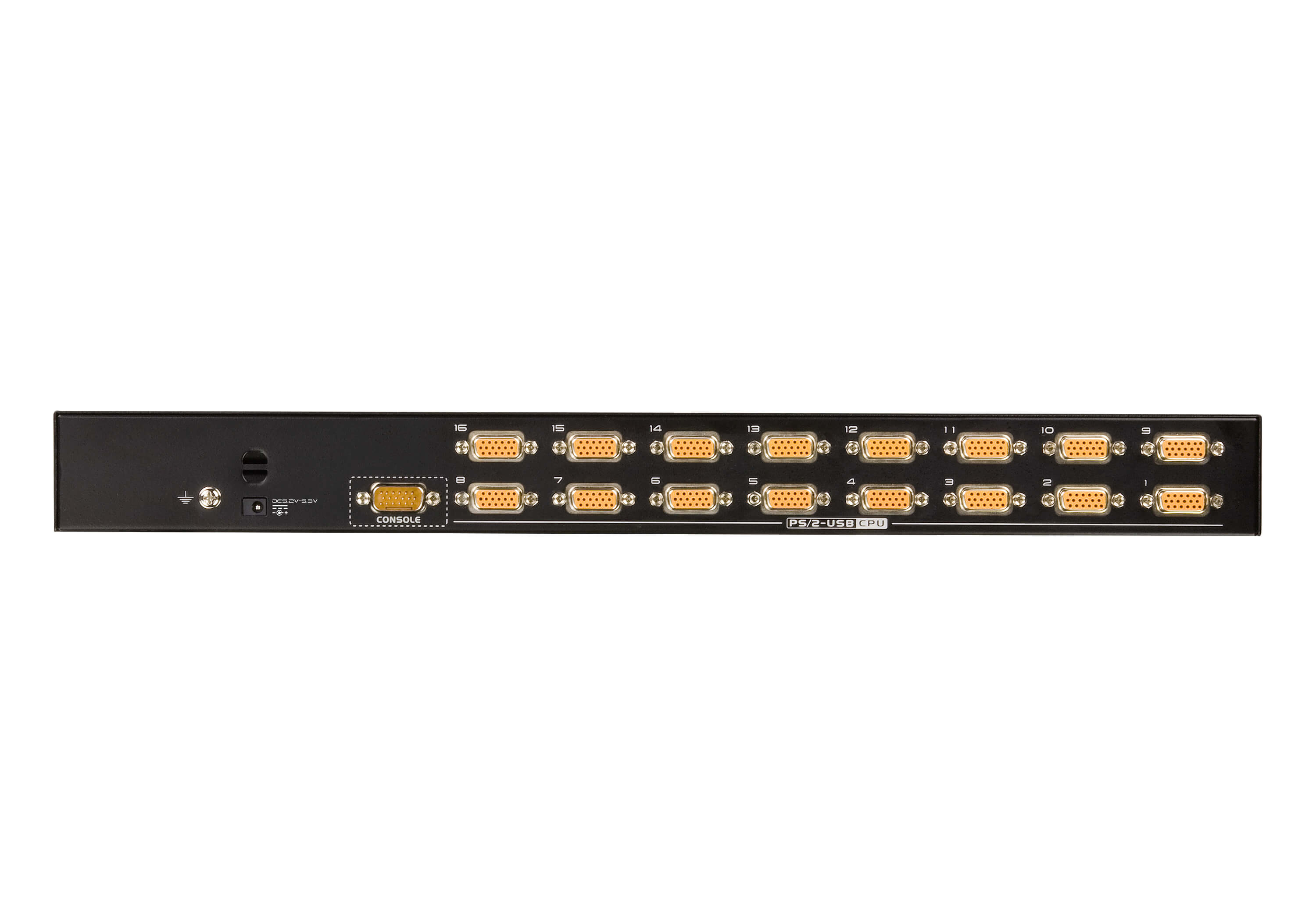 ATEN CS1316 KVM-Switch 16-Port USB PS/2 VGA 1HE Schwarz