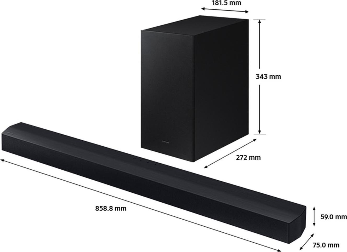 Samsung HW-C400/EN Soundbar-Lautsprecher Schwarz 2.0 Kanäle (HW-C400/EN) (geöffnet)