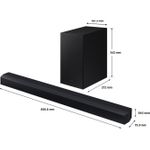 Samsung HW-C400/EN Soundbar-Lautsprecher Schwarz 2.0 Kanäle (HW-C400/EN) (geöffnet)