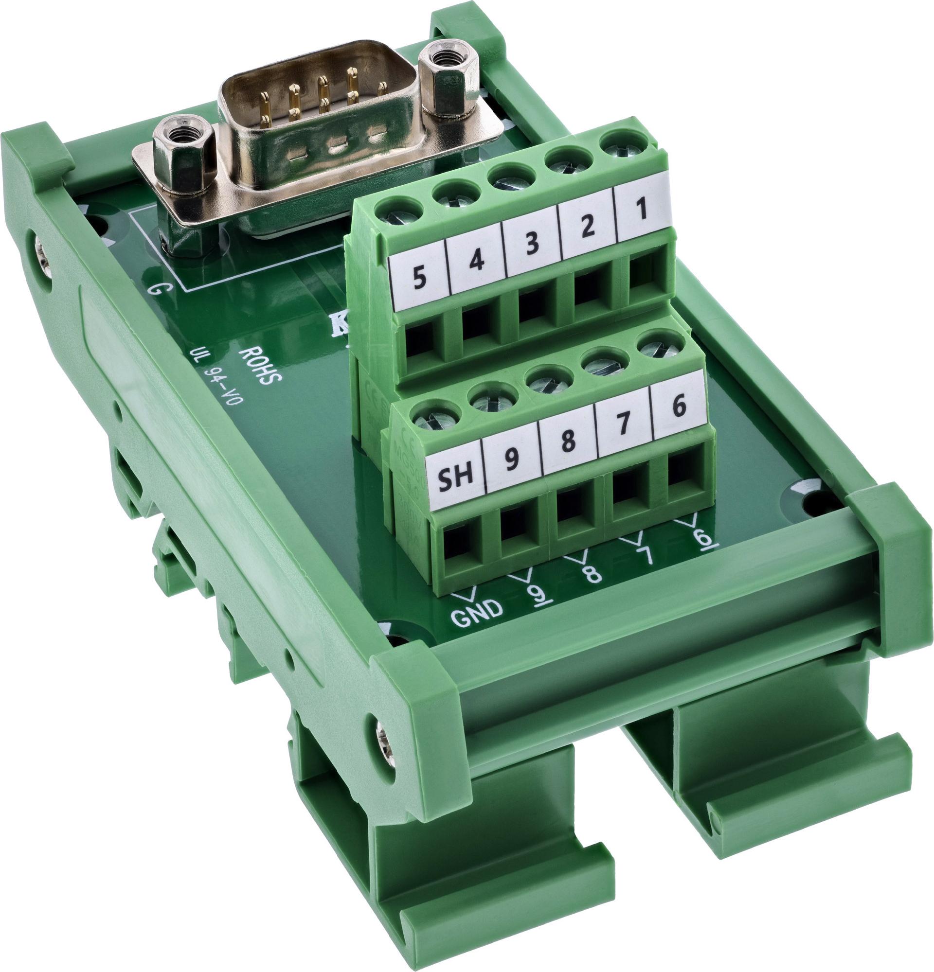 InLine D-Sub 9 Terminalblock (92501L)