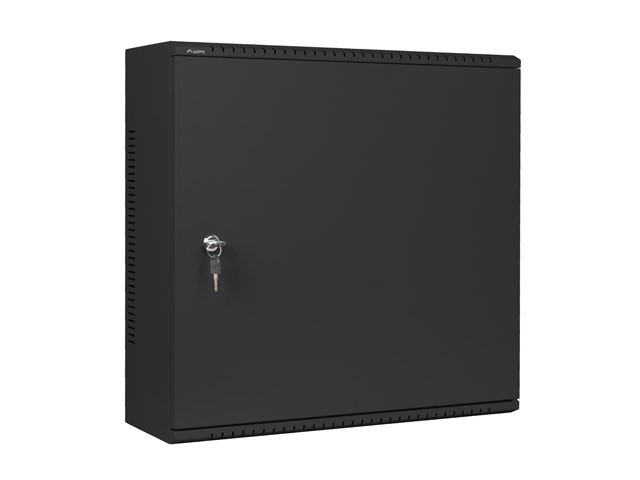 Lanberg WAF1 Series WAF1-5203-06-00B 19" 6U Wandmontierter Rack-Schrank Schwarz, RAL 9004