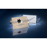 sigel Weihnachtskarte "Christmas Wrapping", A6, 220 g Glanzkarton, mit Schriftzug Merry Christmas, - 1 Stück (DS079)