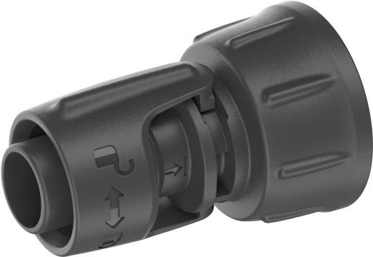Gardena 13222-20 Anschlussteil für Wasserschlauch Hahnanschluss Kunststoff Schwarz 1 Stück(e) (13222-20)