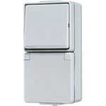 JUNG 676 W Elektroschalter Rocker switch Weiß (676W)