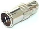 e+p F 81 F Koaxial Metallisch Kabelschnittstellen-/adapter (F81)