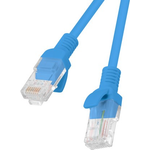 Lanberg PCU5-10CC-0050-B Netzwerkkabel Blau 0,5 m Cat5e U/UTP (UTP) (PCU5-10CC-0050-B)