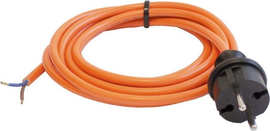 Schwabe Baustellen-Anschlussleitung 5m H07BQ-F 2x1,5 orange (70917)