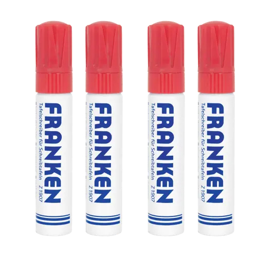 Franken JumboMarker Whiteboard-Marker Keilspitze 4-12 mm nachfüllbar Rot