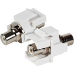 EFB-Elektronik Keystone Einbauadapter Cinch weiß, weißer Ring Hersteller: EFB Elektronik (EB494)