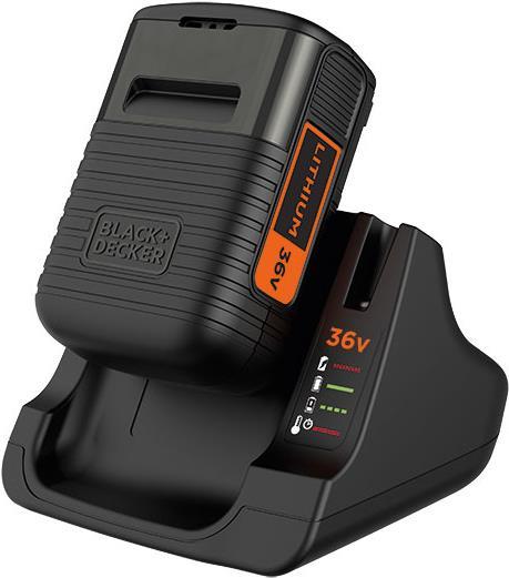 Black & Decker BDC2A36. Anzahl enthaltener Batterien: 1 Stück(e), Batterietechnologie: Lithium-Ion (Li-Ion), Batteriekapazität: 2000 mAh. Produktfarbe: Schwarz (BDC2A36-QW)