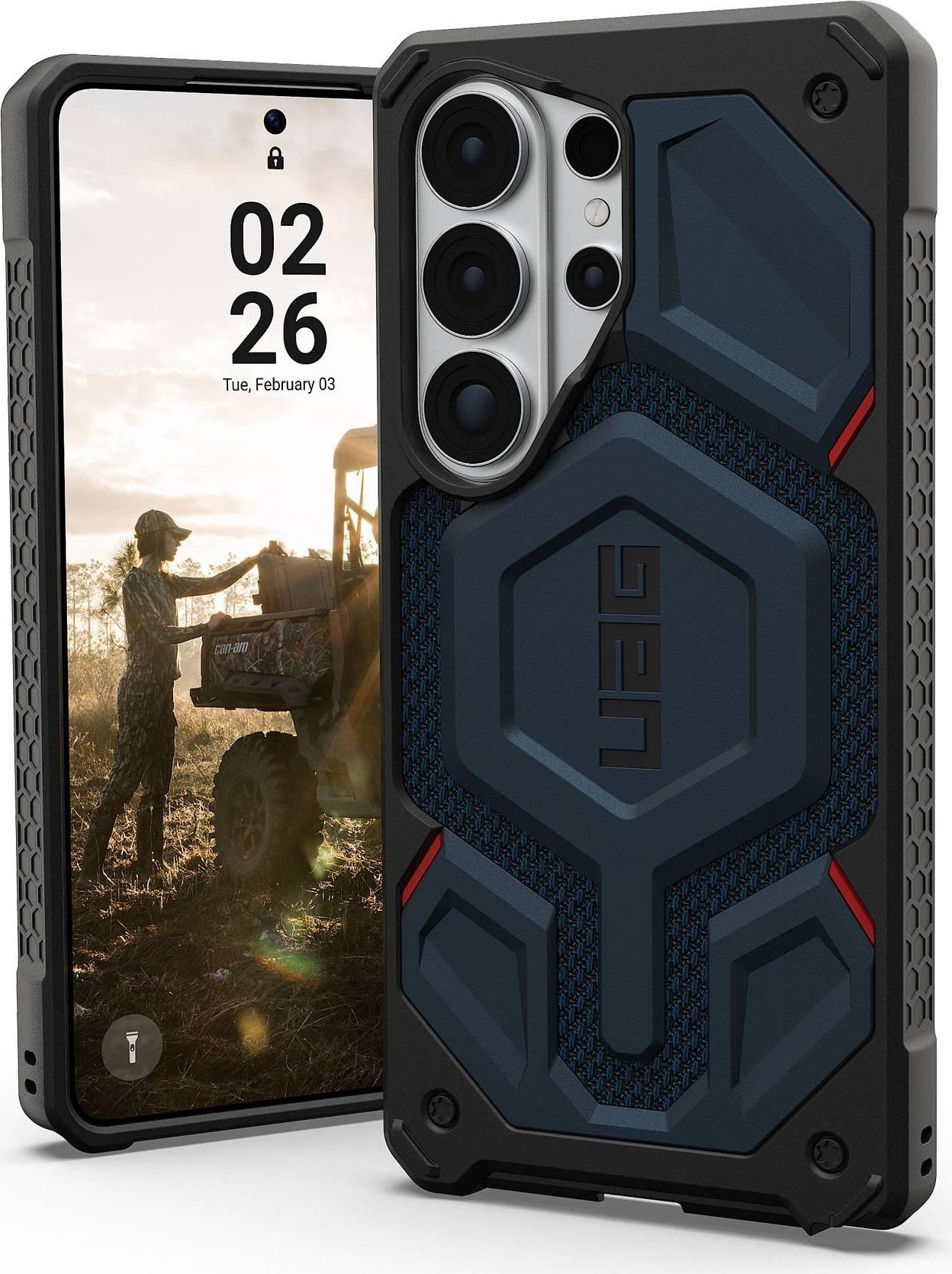 UAG Urban Armor Gear Monarch Pro Case mit Magnet-Modul | Samsung Galaxy S26 Ultra | kevlar mallard (blau) | 214513113955 (214513113955)