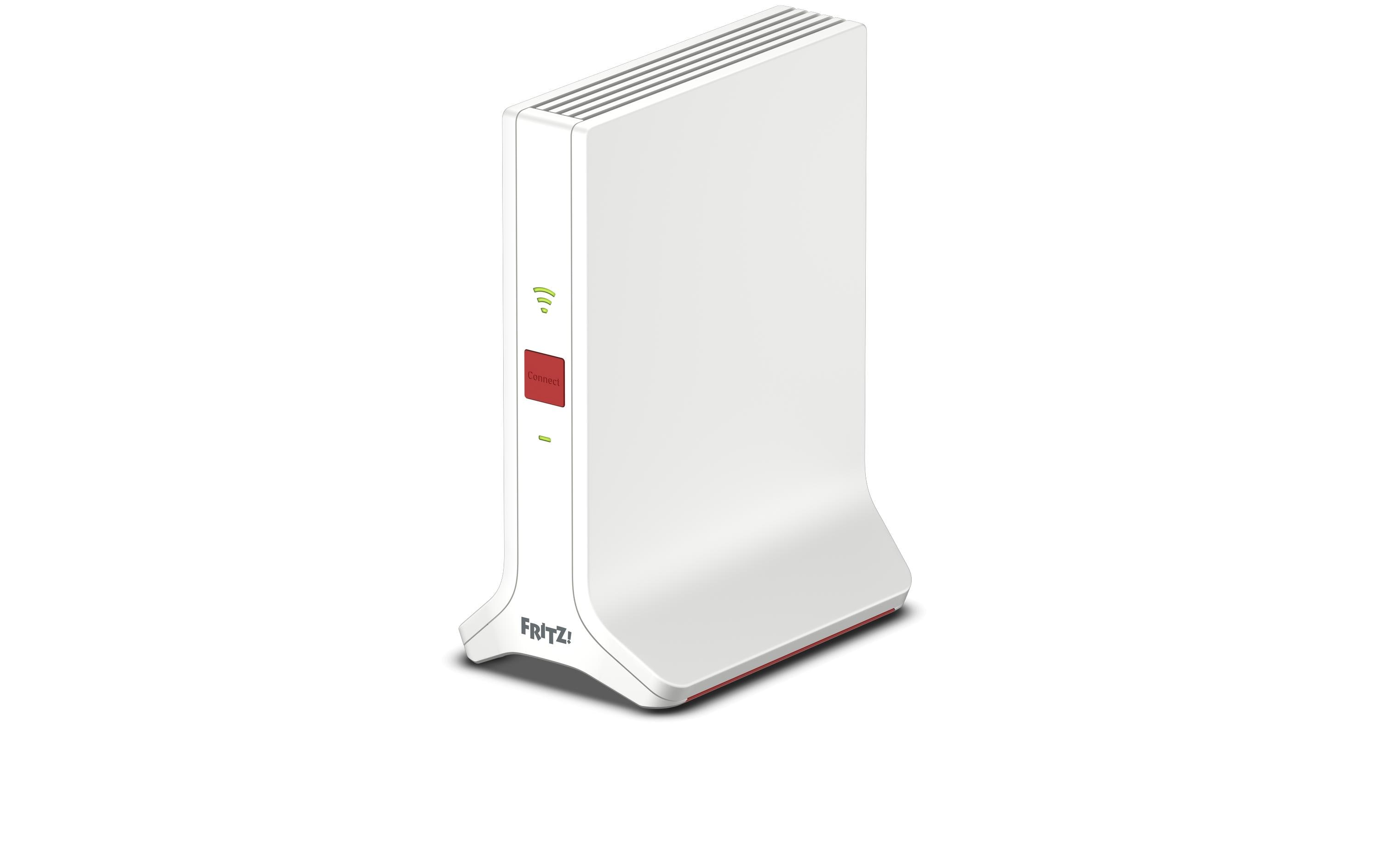 FRITZ! Repeater 3000 AX Tri-Band WLAN-Repeater Wi-Fi 6 Weiß/Rot