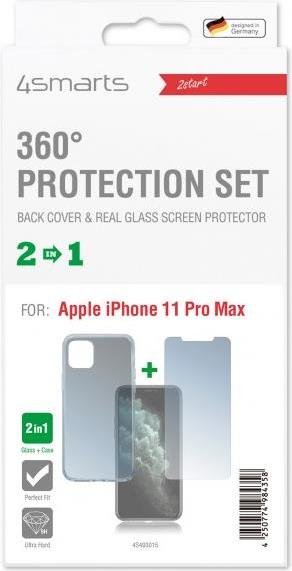 4smarts 360° Protection Set Handy-Schutzhülle 16,5 cm (6.5" ) Cover Transparent (493015)