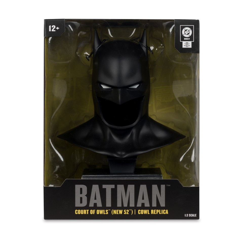 McFarlane DC Direct Batman Cowl Replica 1:3 Court of Owls Schwarz