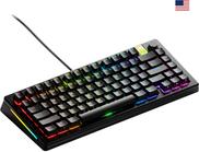 Glorious PC Gaming Race GMMK 3 Pro HE 75% Gaming-Tastatur - Pre-Built ANSI US Fox Switches (GLO-KB-GMMK3-PRO-75-PB-HE-W-BLK-US)