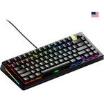 Glorious PC Gaming Race GMMK 3 Pro HE 75% Gaming-Tastatur - Pre-Built ANSI US Fox Switches (GLO-KB-GMMK3-PRO-75-PB-HE-W-BLK-US)