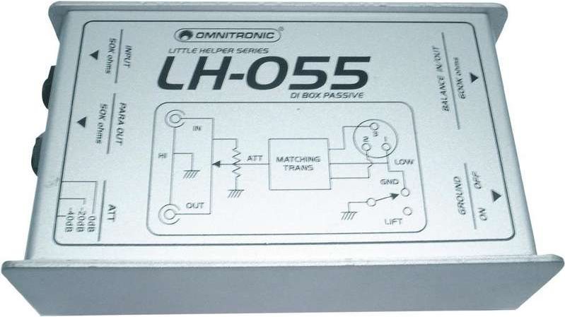 Omnitronic LH-055 DI-Box Passiv