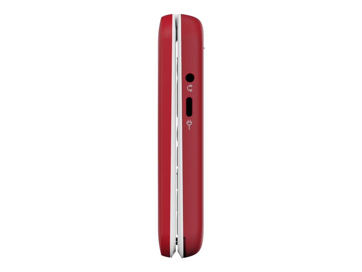Doro Leva E22 Großtasten-Klapphandy 2,8" Rot/Weiß