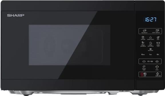 Sharp YC-MS02E-B Mikrowelle Arbeitsplatte Solo-Mikrowelle 20 l 800 W Schwarz (YC-MS02E-B) (B-Ware)