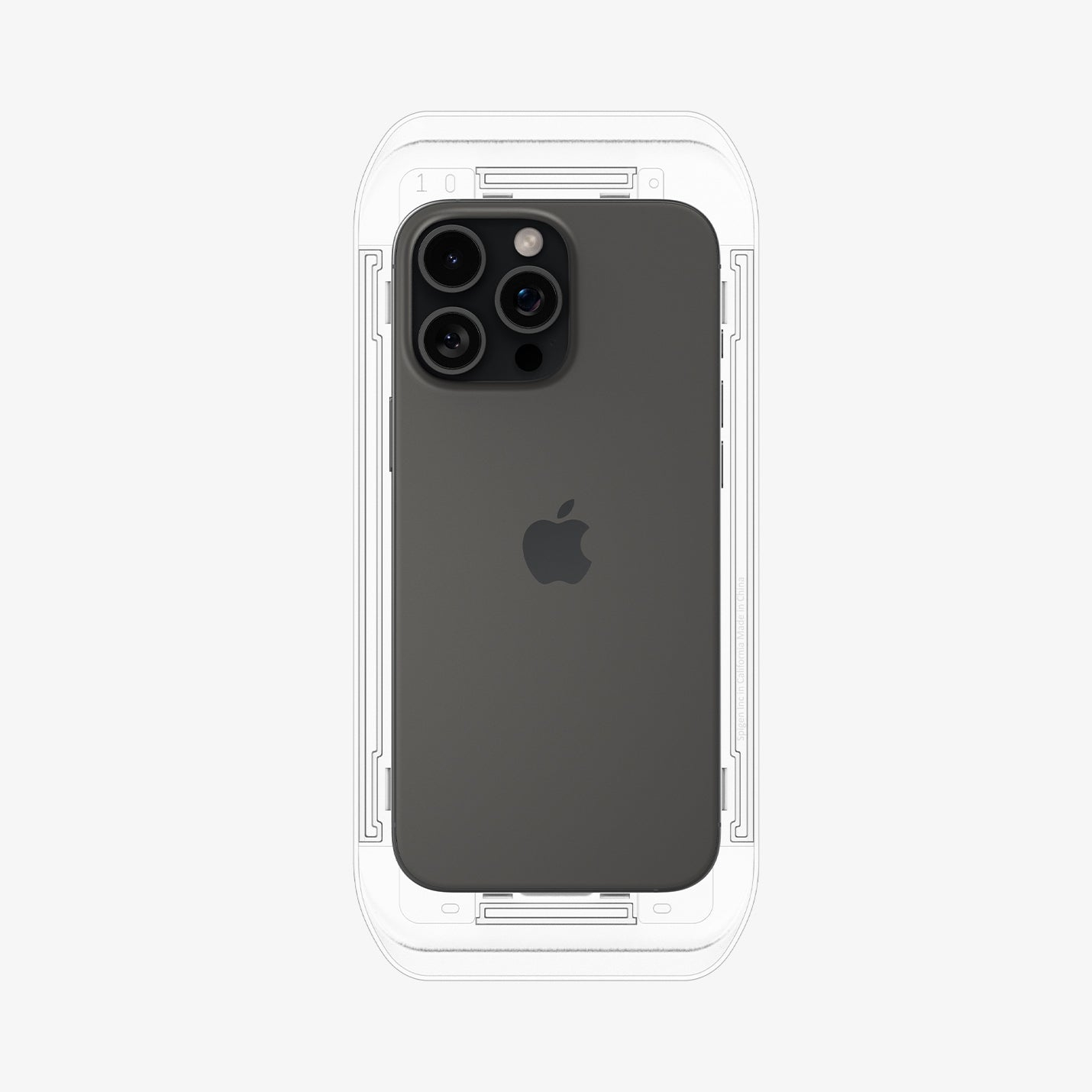 Spigen GLAS.tR EZ Fit 6,9" Privacy Displayschutzfolie Transparent