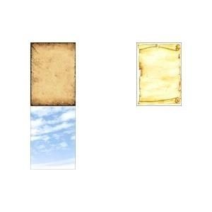 sigel Design-Papier, DIN A4, 90 g-qm, Motiv "Clouds Feinpapier, Motiv beidsei...
