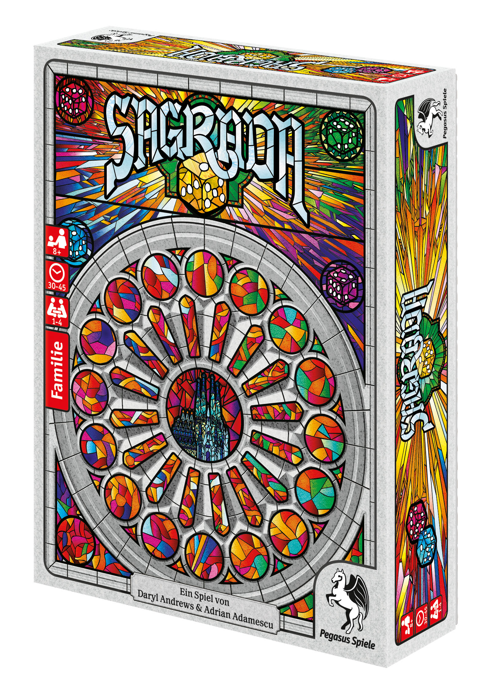 Pegasus Spiele Sagrada Brettspiel – Puzzle, 1–4 Spieler, ab 8 Jahren