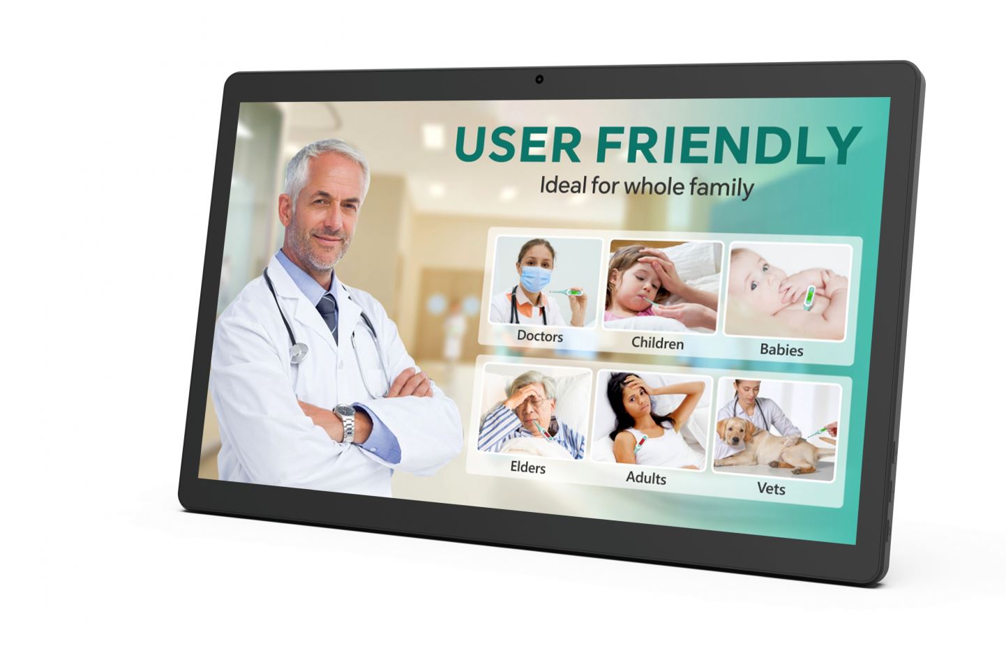 Allnet Speedy 150-B Performance Display 16 Zoll Android 14 RK3576S PoE HDMI In Schwarz