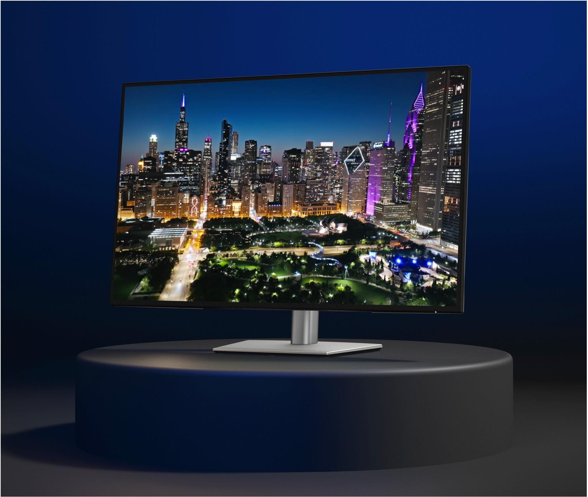 Dell UltraSharp U3225QE 32" 4K IPS 120 Hz Thunderbolt Hub Monitor Schwarz, Silber