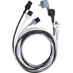 LappKabel Kaltgeräte Anschlusskabel [ Schutzkontakt-Stecker - Kaltgeräte-Buchse C13] Schwarz 2.50 m 73222334 (73222334)
