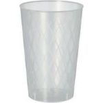 PAPSTAR Mehrweg-Trinkbecher, 0,25 l, transluzent, 40er Durchmesser: 70 mm, Höhe: 105 mm, spülmaschinengeeignet, - 1 Stück (89820)