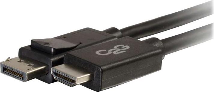 C2G 84326 DisplayPort auf HDMI Adapterkabel 2 m Schwarz