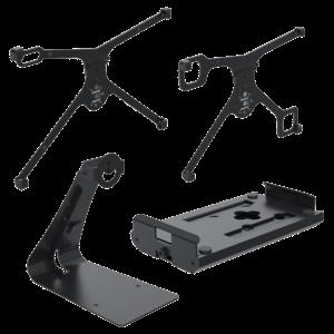 Ergonomic Solutions SpacePole TabPrint Curve ? groß ? SpacePole TabPrint Curve, ausgelegt für größere Druckermodelle (142 × 204 × 132?mm)? Kompatibel mit Tablets von 7' bis 12,9' sowie einer Vielzahl von TabPOS®-Halterungen? Mit einem Neigungsbereich von 90°? 5 Jahre Garantie ? Farbe: Schwarz (SPTPC302)